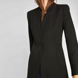 Zara Inverted Lapel Blazer - Tailored Fit -  Medium